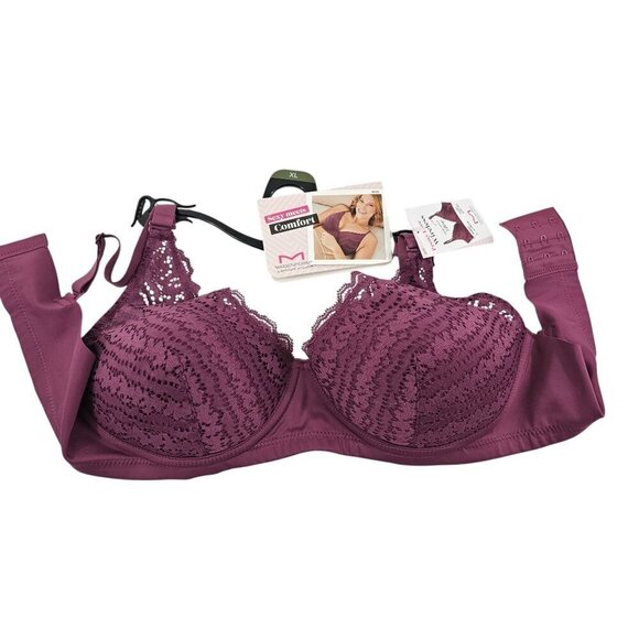 Maidenform Women's Comfort Crush Pretty Lace Lightly Lined Wireless Bra - NWT - Picture 10 of 16